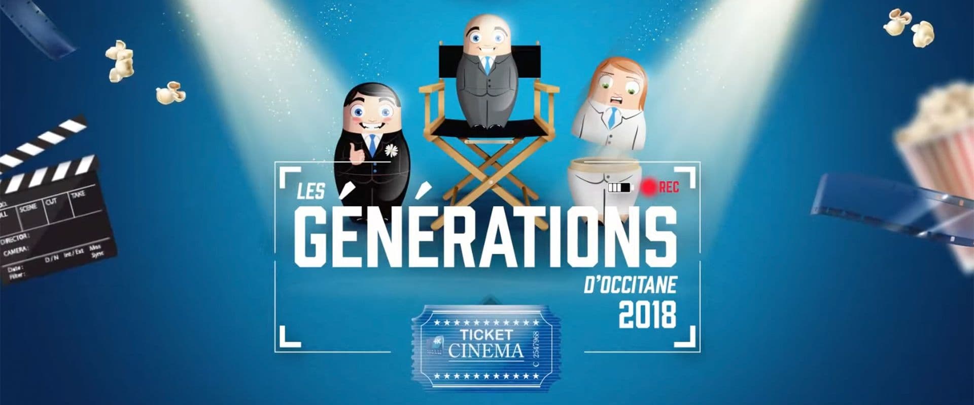 Affiche de l'événement Générations d’Occitane 2018 par Banque populaire Occitane