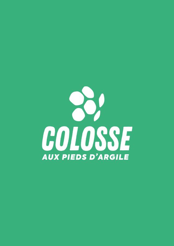 Visuel nouvelle identité de l'association Colosse aux pieds d'argile