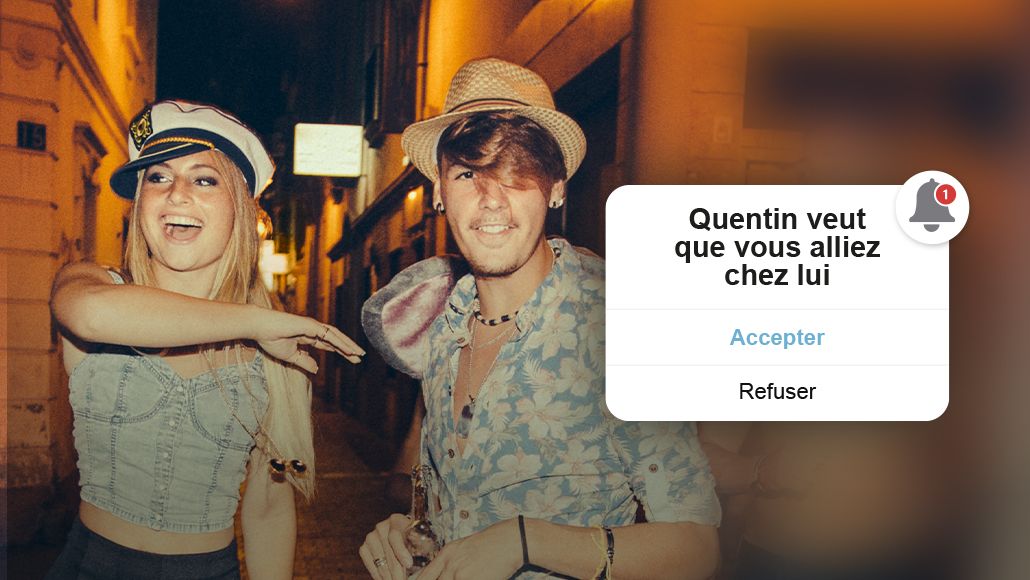 Affiche "Quentin veut que vous vous alliez chez lui.", Campagne harcèlement - Mairie de Toulouse