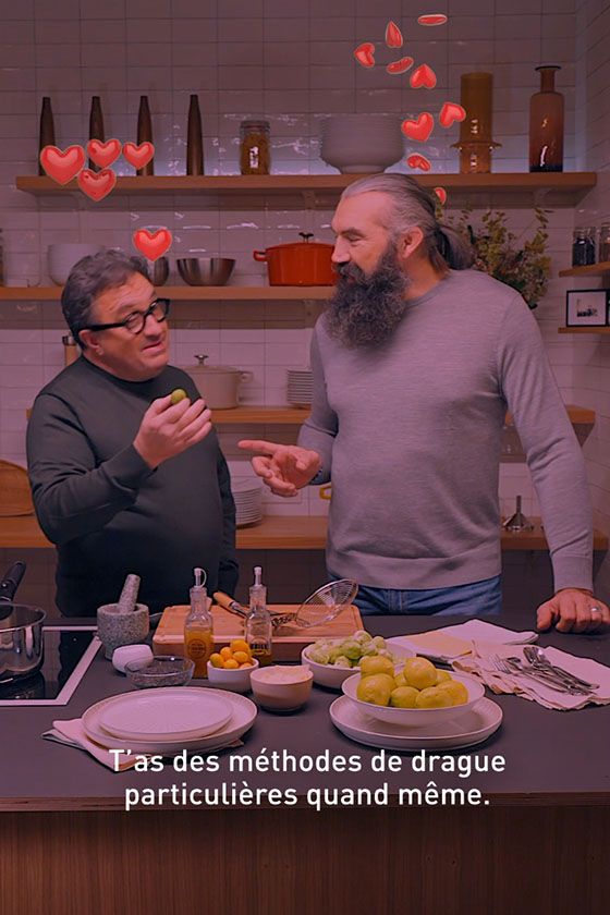 Extrait de la websérie Sébastien Chabal & Yves Camdeborde pour SITRAM