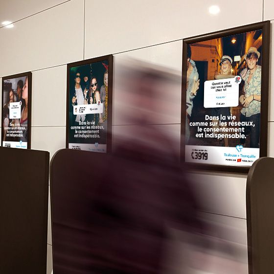 Campagne harcèlement de la Mairie de Toulouse en situation dans la ville